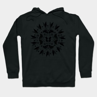 Butterflies with skull mandala Hoodie